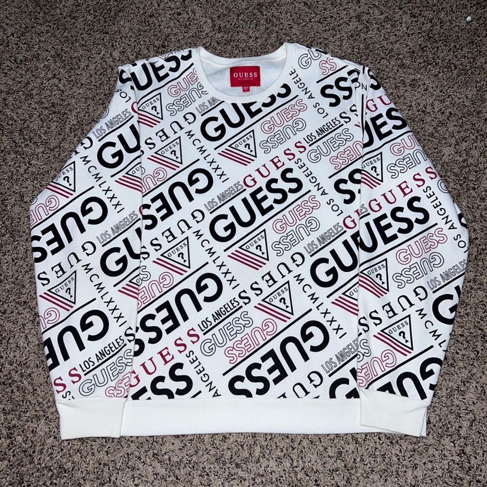 GUESS MONOGRAM SWEATER